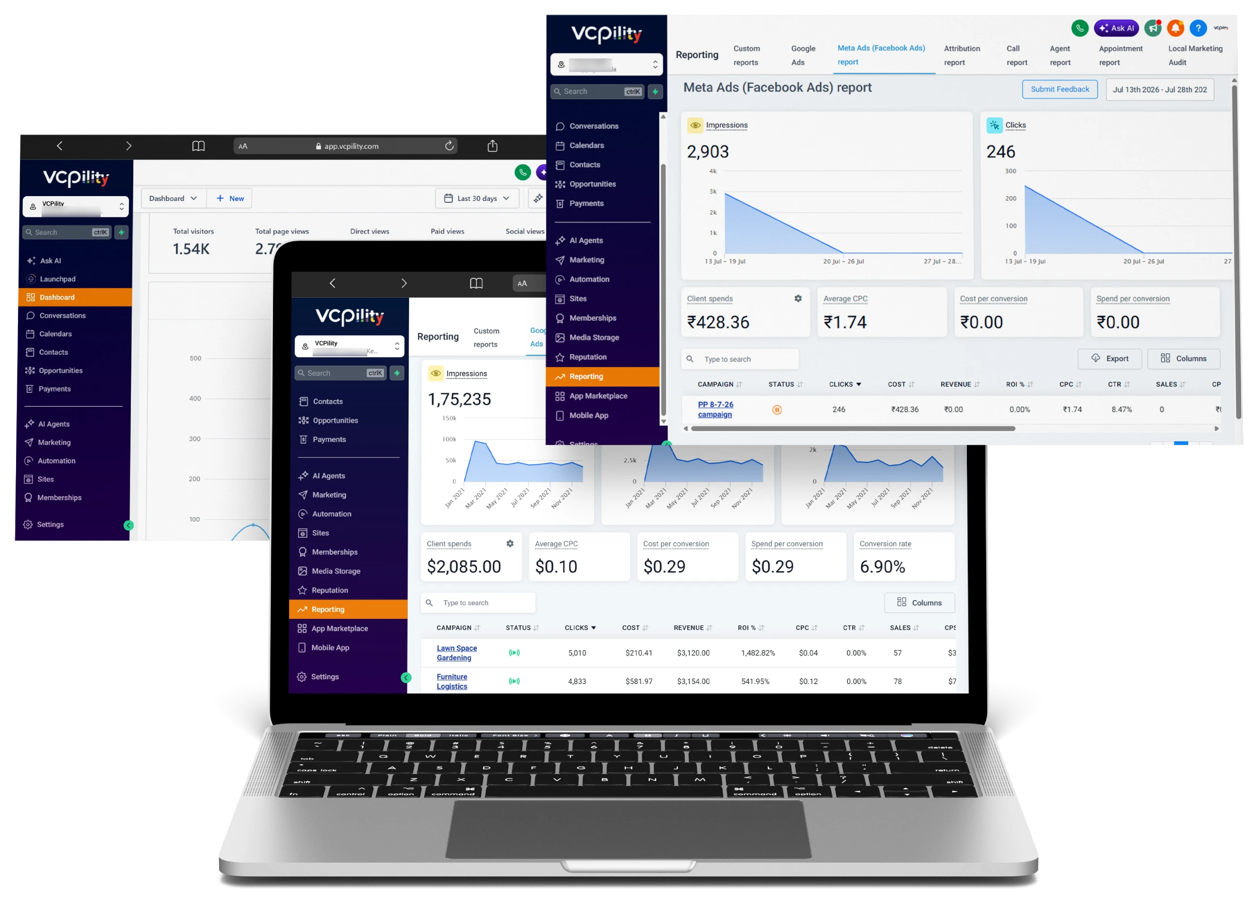 One clear dashboard