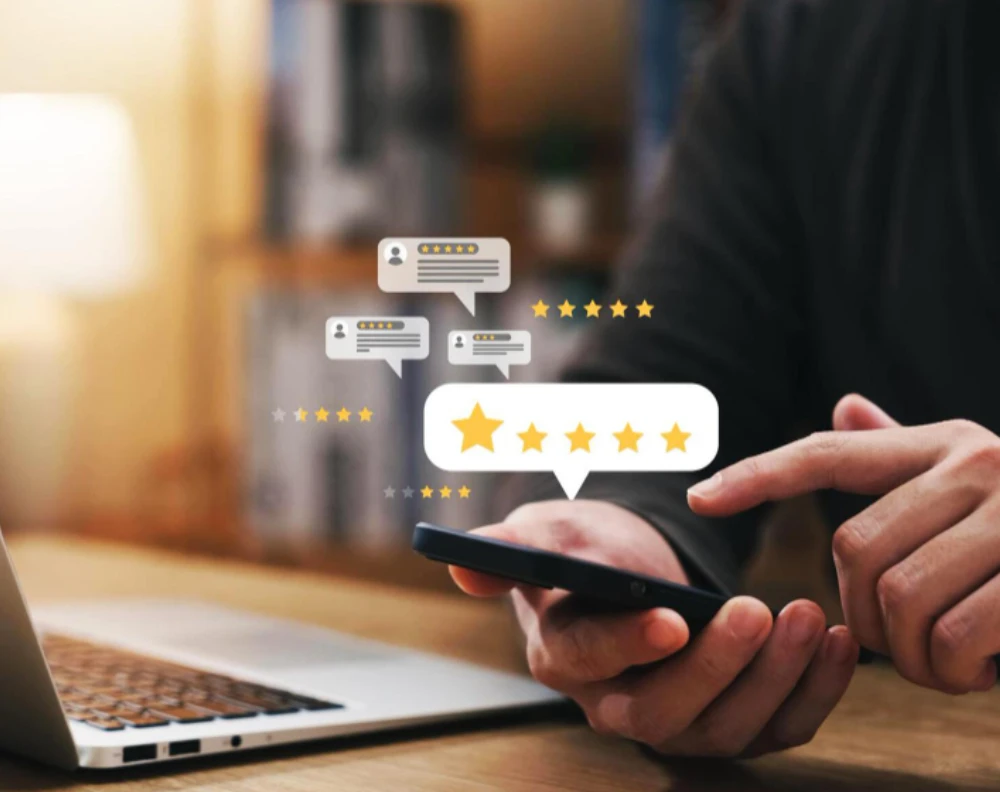 Five-star reviews collected automatically