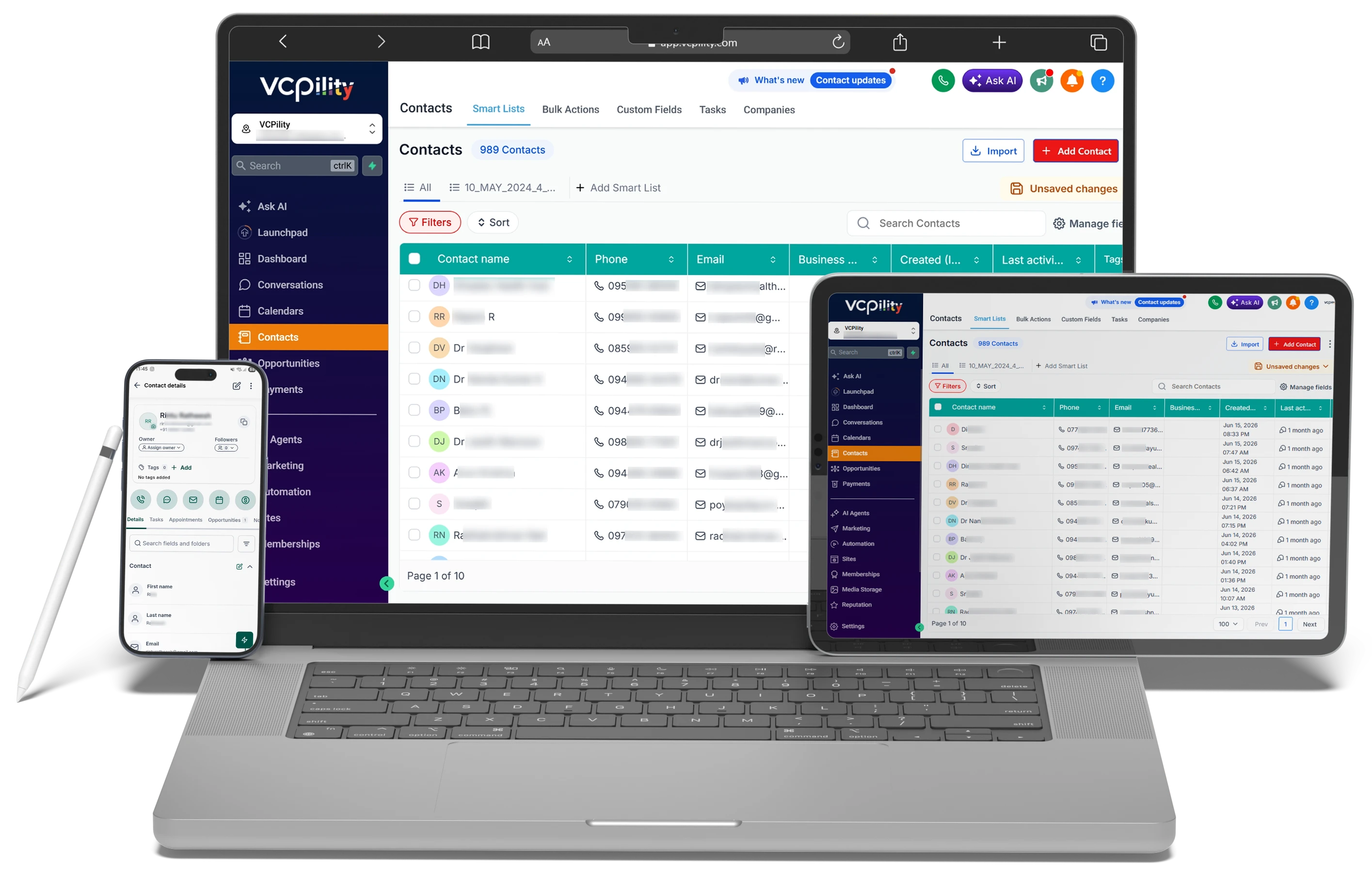 All-in-one patient CRM